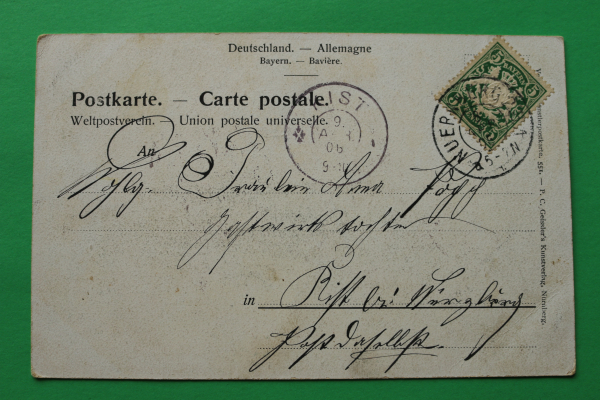 AK Nürnberg / 1906 / Dürer Haus / Strassenansicht / Künstler Karte Kley